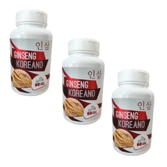 3 Ginseng koreano ( PANAX ) 60 cápsulas