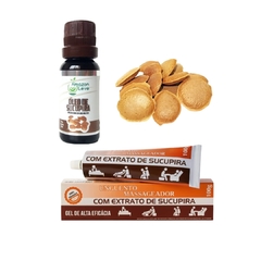 Combo Sucupira Óleo 20ml + 12 Sementes + Pomada 100g - comprar online