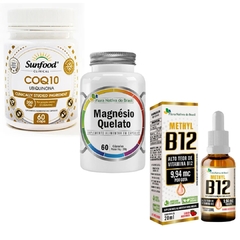 Coenzima Q10 + Magnésio Quelato + B12 Metilcobalamina - comprar online