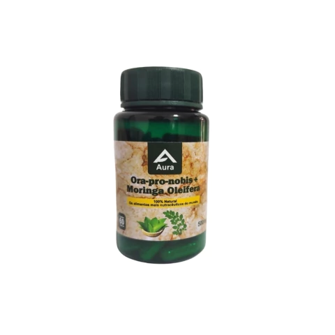 Ora-pro-nobis + Moringa Oleifera 60 cápsulas - comprar online