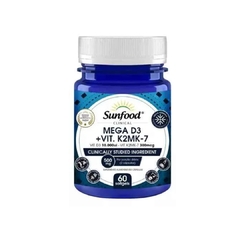 Colágeno Hidrolisado 60 cáp. Sunfood + COQ 10 60 cáp Sunfood + Mega D3 K2 60 cáp Sunfood - SPAsso Saudável