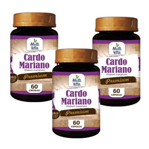 3 Cardo Mariano 60 cápsulas Multi Vitta - comprar online