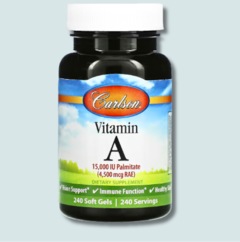 VITAMINA A 15000 IU 240 CÁPSULAS