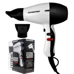 Teknikpro Secador de Pelo 220V Black&White Extreme 5000