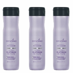 Kit 3 Shampoo Matizador Silver Ossono X 250ml