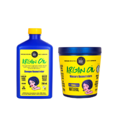 LOLA COSMETICS ARGAN OIL KIT RECONSTRUCTOR SHAMPOO + MASCARA