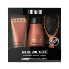 Kit ( Edición Limitada) HAIR LOGIC REPAIR FORCE + CEPILLO DE REGALO