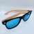 Óculos de Sol Sk8 Preto Azul Espelhado Wood Proteção UV400 Polarizado na internet