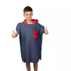 Poncho Toallon Microfibra Origami Niños Liso Small en internet
