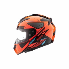 Casco Integral Moto Ls2 352 Rookie Beta Hv Orange Spoiler