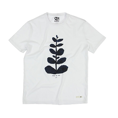 Remera Verano 921 Nine To One Leaf Blanca