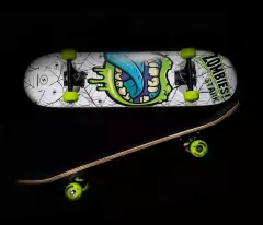 Skate Patineta Stark Zombie Semi Profesional Aluminio Lija