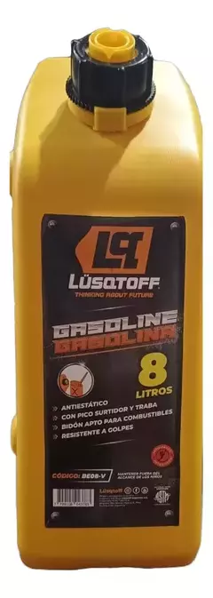 Bidón Para Combustible Apilable Extra Chato Lusqtoff 8 Lts en internet