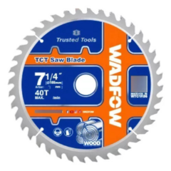 Disco Madera 7 1/4 40 Dientes Wadfow Wtc1k05 - comprar online