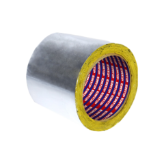 Cinta Aluminio + Caucho Butílico 10cm X 5mt Emtop Emvf1105