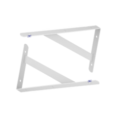 Par Mensulas Reforzadas Blanca 30x19cm 2mm Emtop Emzj2330
