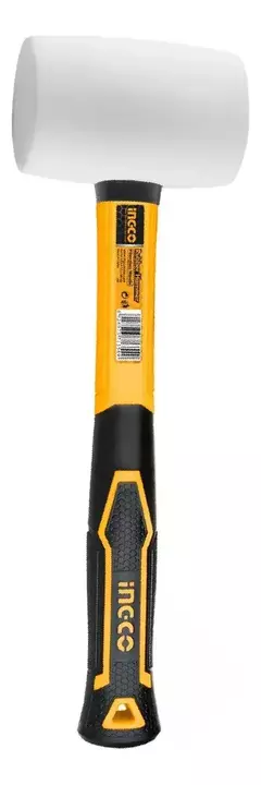 Maza Goma Blanda 220gr Cabo Fibra De Vidrio Ingco Hruh8908 - comprar online