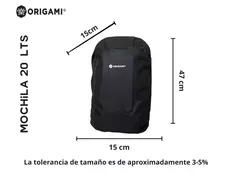 Mochila 20lts Bolsillo Frontal Trekking Urbana Maui Origami - tienda online