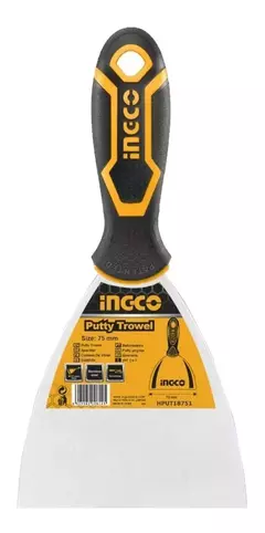Espatula Yesero Pintor Ingco Profesional 3 75mm Hput18751