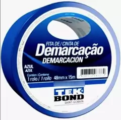 Cinta Demarcatoria Autoadhesiva Lisa 48mm X 15mts Tekbond