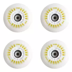 Pack X 4 Ruedas Iluminación Led Annezi Roller 80mm 90A en internet