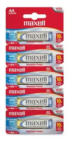 Maxell Pila Aa X 5 Alcalina Cilíndrica 1.5v