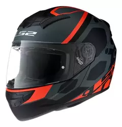 Casco Moto Ls2 Integral 352 Rookie Mein Neon Talle L