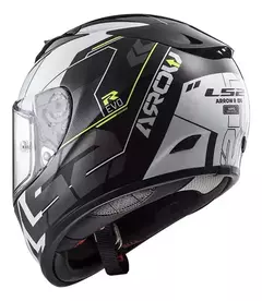 Casco LS2 FF323 Arrow R Evo Techno Pista Blanco-negro - comprar online