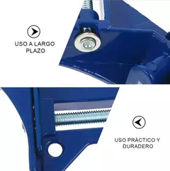 Prensa Esquinera 75 Mm Reforzada Wadfow Wacc453 De Aluminio - HURLINBOX