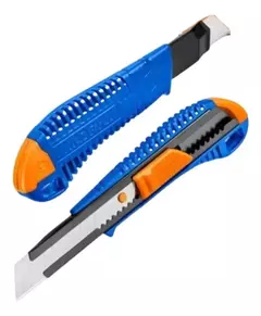 Cutter Profesional 18 X 100 Mm Pulsador Plano Wadfow Wsk3913 - comprar online
