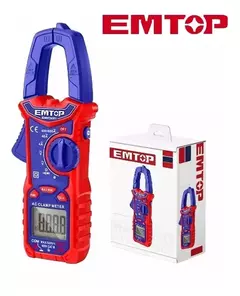Pinza Amperometrica Ac Digital 600a Emtop Edmr26001