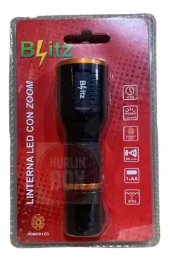Linterna Led Con Zoom 100 Lumens 85 Metros Blitz