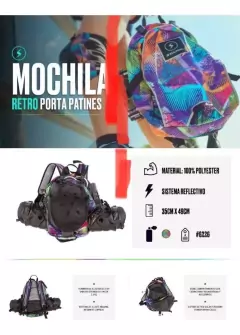 Mochila Porta Rollers Stark Pro 200 - tienda online