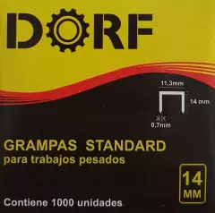 Caja X 1000 Grampa Grapa Dorf 14mm Engrampadora