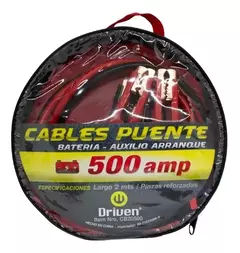 Cables De Arranque 500 Amp Puente Pinzas Reforzadas Y Bolso - comprar online