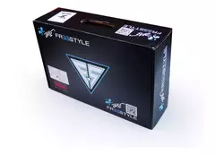 Rollers Annezi Freestyle Street Black Aluminio Freeskate 4x80