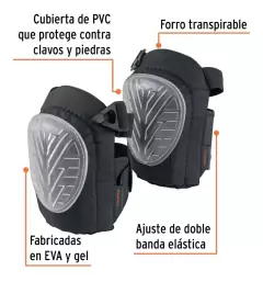 Rodilleras De Trabajo Profesionales Pvc Truper 12952 en internet