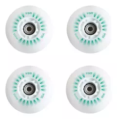 Pack X 4 Ruedas Iluminación Led Annezi Roller 80mm 90A - tienda online
