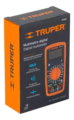 Imagen de Tester Digital Junior Miltimetro Truper 10401
