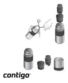 Termo Acero Inoxidable 739ml Matero Cebador Original Contigo - HURLINBOX