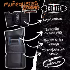 Imagen de Kit Protecciones Profesional Roller Skate Scooter Italy