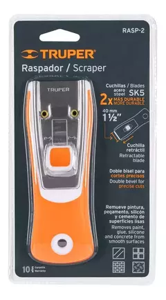 Raspador Cuerpo Acero Cuchilla Scraper Truper 16951 - comprar online