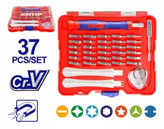 Set Destornillador Precision 37 Pzs Indus Emtop Ebst03702 - comprar online