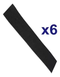 Pack 6 Unid Tiras De Pvc Y Cuarzo Antideslizante Emtop