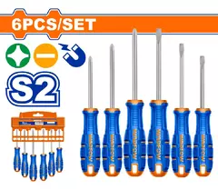 Juego De Destornilladores 6 Pz Varilla Magnetica Wssa406 - comprar online