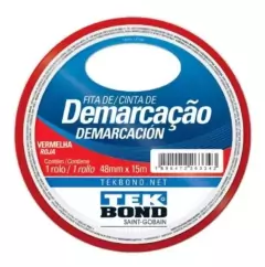 Cinta Demarcatoria Autoadhesiva Lisa 48mm X 15mts Tekbond - tienda online