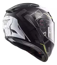 Casco LS2 FF323 Arrow R Evo Techno Pista Blanco-negro en internet
