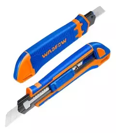 Cutter Trincheta 18mm X 100mm C 3 Hojas De Repuesto Wadfow Wsk8618