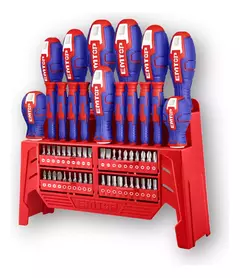 Set De Destornilladores Y Puntas Emtop Esst5802 58 Piezas