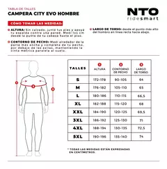 Campera Moto Ruta Cordura Hombre Nto City Evo Protecciones - HURLINBOX